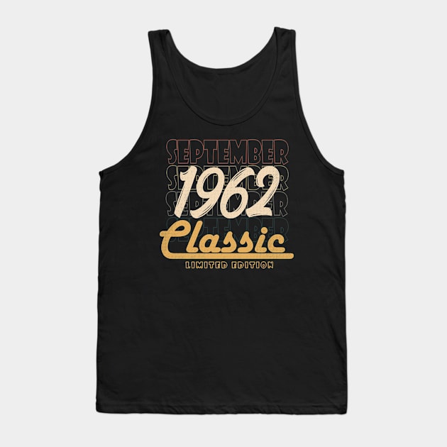 september 1962 birthday Tank Top by BizZo